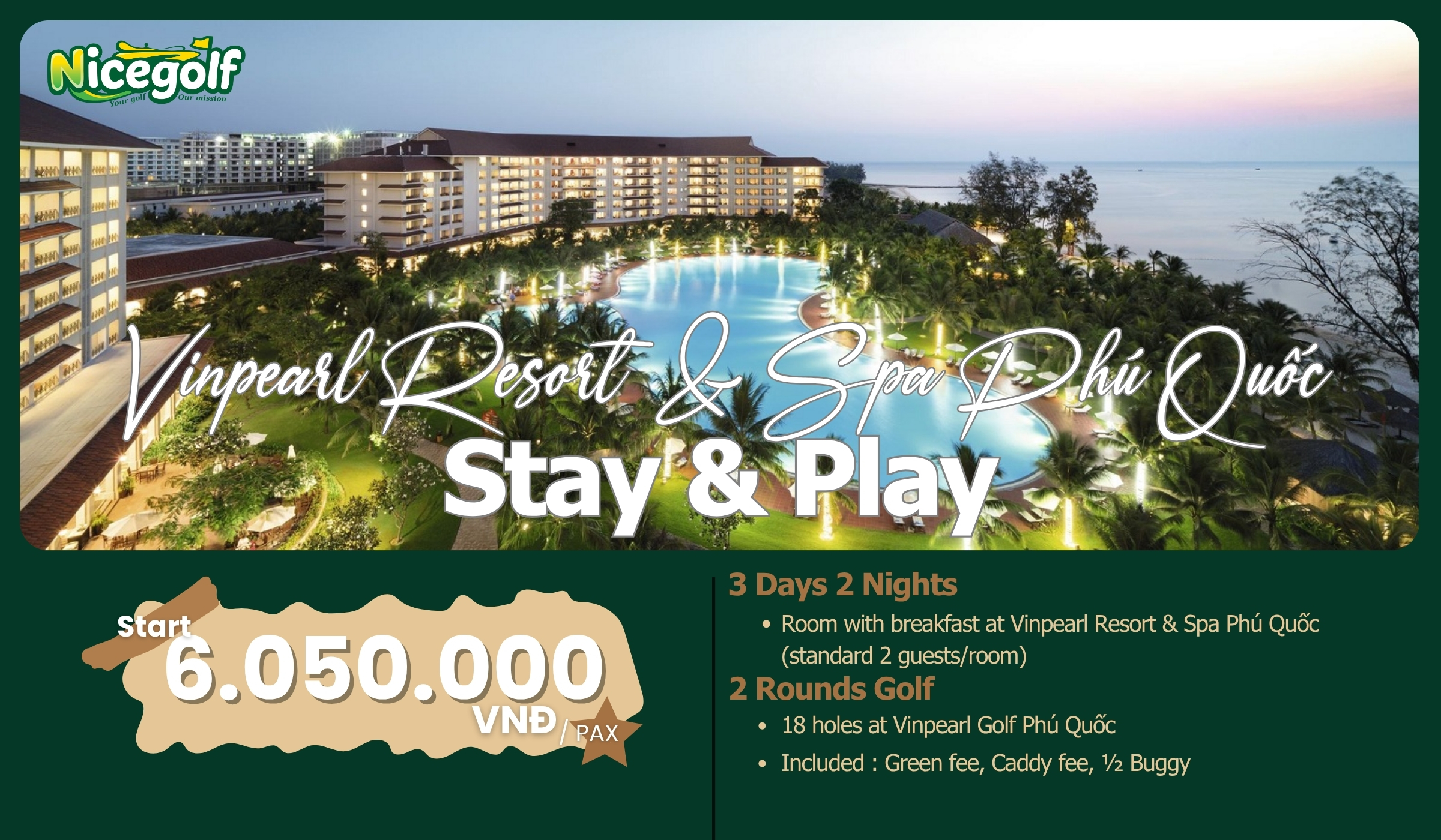 Stay & Play Vinpearl Resort & Spa Phú Quốc - Nicegolf