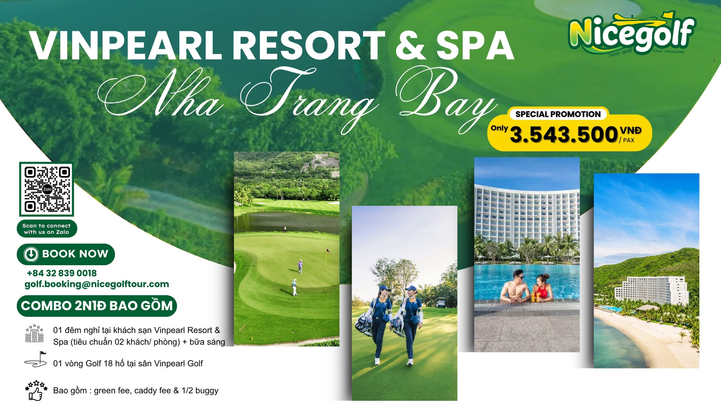Stay & Play Vinpearl Resort & Spa Nha Trang Bay - Nicegolf