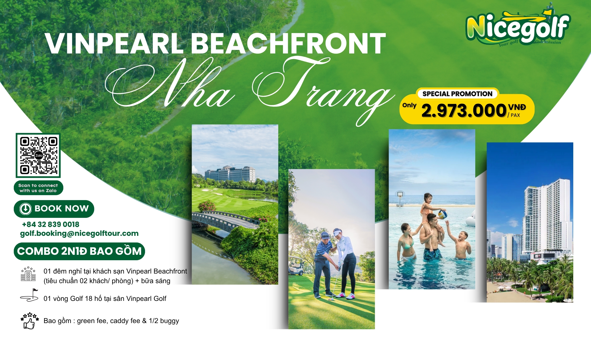 Stay & Play Vinpearl Beachfront Nha Trang - Nicegolf