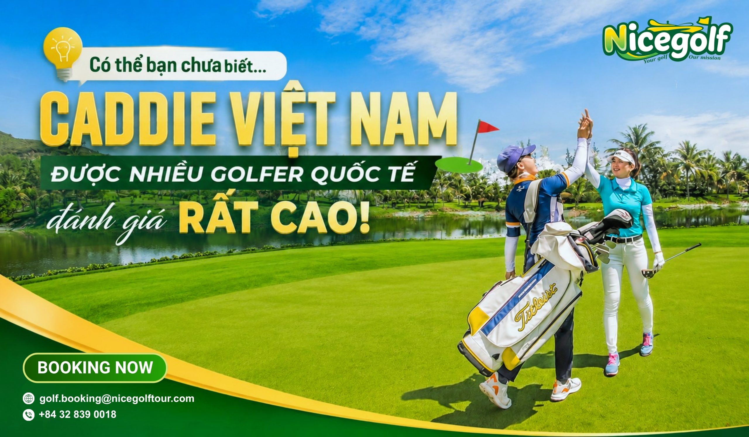 Caddie Golf Việt Nam Có Gì Đặc Biệt? Vì Sao Được Golfer Quốc Tế Đánh Giá Cao?
